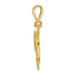 14K Yellow Gold Unicorn Head Charm - (A82-861)
