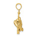 14K Yellow Gold Polished 3-Dimensional Glove/Bat/Ball Baseball Pendant - (A83-334) 14K Yellow Gold Polished 3-Dimensional Glove/Bat/Ball Baseball Pendant - (A83-334)