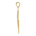 14K Yellow Gold Circle Pendant - (A84-393) 14K Yellow Gold Circle Pendant - (A84-393)