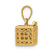 14K Yellow Gold Faith & Hope Prayer Box Charm - (A84-516) 14K Yellow Gold Faith & Hope Prayer Box Charm - (A84-516)