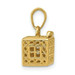14K Yellow Gold Faith & Hope Prayer Box Charm - (A84-516) 14K Yellow Gold Faith & Hope Prayer Box Charm - (A84-516)
