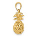 14K Yellow Gold Pineapple Pendant - (A85-182) 14K Yellow Gold Pineapple Pendant - (A85-182)
