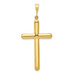 14K Yellow Gold Cross Pendant 50mm length - (A86-755) 14K Yellow Gold Cross Pendant 50mm length - (A86-755)