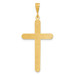 14K Yellow Gold Cross Pendant 50mm length - (A86-755) 14K Yellow Gold Cross Pendant 50mm length - (A86-755)