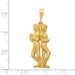 14K Yellow Gold Gemini Zodiac Charm - (A83-859)