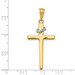 14K Two-tone Gold Cross Pendant 44mm length - (A83-941) 14K Two-tone Gold Cross Pendant 44mm length - (A83-941)