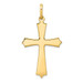 14K Yellow Gold Polished Cross Pendant 42mm length - (A86-954) 14K Yellow Gold Polished Cross Pendant 42mm length - (A86-954)