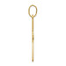 14K Yellow Gold Polished Cross Pendant 42mm length - (A86-954) 14K Yellow Gold Polished Cross Pendant 42mm length - (A86-954)