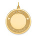 14K Yellow Gold Happy Anniversary Charm - (A82-495) 14K Yellow Gold Happy Anniversary Charm - (A82-495)
