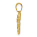 14K Yellow Gold Jockey on Horse Pendant - (A83-306) 14K Yellow Gold Jockey on Horse Pendant - (A83-306)