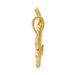 14K Yellow Gold Solid Polished Eagle Pendant - (A83-473)