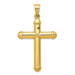 14K Yellow Gold Reversible Crucifix /Cross Pendant 56mm length - (A83-510) 14K Yellow Gold Reversible Crucifix /Cross Pendant 56mm length - (A83-510)