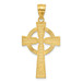 14K Yellow Gold Celtic Cross Pendant 45mm length - (A83-936) 14K Yellow Gold Celtic Cross Pendant 45mm length - (A83-936)