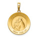 14K Yellow Gold Saint Anthony Small Round Medal Pendant - (A85-965) 14K Yellow Gold Saint Anthony Small Round Medal Pendant - (A85-965)