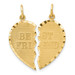 14K Yellow Gold Best Friend Break-apart Charm - (A86-919) 14K Yellow Gold Best Friend Break-apart Charm - (A86-919)