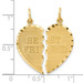 14K Yellow Gold Best Friend Break-apart Charm - (A86-919) 14K Yellow Gold Best Friend Break-apart Charm - (A86-919)