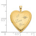 14K Yellow Gold 20mm I Love You with Diamond Heart Locket 24x20mm - (A99-417) 14K Yellow Gold 20mm I Love You with Diamond Heart Locket 24x20mm - (A99-417)