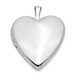 14K Yellow Gold 20mm White Gold Plain Polished Heart Locket 25x20mm - (A99-744) 14K Yellow Gold 20mm White Gold Plain Polished Heart Locket 25x20mm - (A99-744)