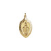 14K Yellow Gold 20x13mm Oval Miraculous Medal Pendant - (B15-988) 14K Yellow Gold 20x13mm Oval Miraculous Medal Pendant - (B15-988)