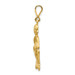 14K Yellow Gold Aquarius Zodiac Charm - (A83-805) 14K Yellow Gold Aquarius Zodiac Charm - (A83-805)