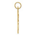 14K Yellow Gold Satin Girl Charm - (A84-737)