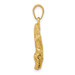14K Yellow Gold Alligator Pendant - (A85-451) 14K Yellow Gold Alligator Pendant - (A85-451)