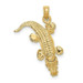 14K Yellow Gold Alligator Pendant - (A85-451) 14K Yellow Gold Alligator Pendant - (A85-451)
