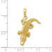 14K Yellow Gold Alligator Pendant - (A85-451) 14K Yellow Gold Alligator Pendant - (A85-451)