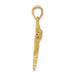 14K Yellow Gold Alligator Pendant - (A82-851) 14K Yellow Gold Alligator Pendant - (A82-851)