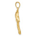 14K Yellow Gold Double Palm Trees Pendant - (A82-999)