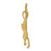 14K Yellow Gold Textured Eagle Landing Pendant - (A83-264)