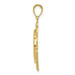 14K Yellow Gold Polished & Satin Saint Michael Medal Pendant - (A85-964) 14K Yellow Gold Polished & Satin Saint Michael Medal Pendant - (A85-964)