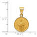 18K Yellow Gold Saint Jude Medal Pendant - (A86-716) 18K Yellow Gold Saint Jude Medal Pendant - (A86-716)