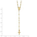 14K Yellow Gold Polished & Diamond-cut with 3in ext. Rosary Necklace - length: 20 inches - (B22-645) 14K Yellow Gold Polished & Diamond-cut with 3in ext. Rosary Necklace - length: 20 inches - (B22-645)