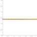 14K Yellow Gold 2.25mm Handmade Regular Rope Chain Anklet Bracelet - Length 9'' inches - (C64-198) 14K Yellow Gold 2.25mm Handmade Regular Rope Chain Anklet Bracelet - Length 9'' inches - (C64-198)