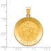 14K Yellow Gold Saint Christopher Medal Pendant 26mm width - (A97-987) 14K Yellow Gold Saint Christopher Medal Pendant 26mm width - (A97-987)