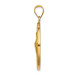 14K Yellow Gold Polished and Satin St. Jude Thaddeus Medal Pendant 25mm width - (B11-484) 14K Yellow Gold Polished and Satin St. Jude Thaddeus Medal Pendant 25mm width - (B11-484)