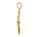 14K Yellow Gold Polished and Satin St. Jude Thaddeus Medal Pendant 25mm width - (B11-484) 14K Yellow Gold Polished and Satin St. Jude Thaddeus Medal Pendant 25mm width - (B11-484)
