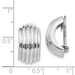14K White Gold Non-pierced Earrings - (B44-243) 14K White Gold Non-pierced Earrings - (B44-243)