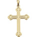 14K Yellow Gold Cross Pendant - (B16-211) 14K Yellow Gold Cross Pendant - (B16-211)