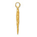 14K Yellow Gold Arrow Head Charm - (A82-479)