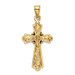 14K Yellow Gold Polished Cross With X Center Charm Pendant - (A92-681) 14K Yellow Gold Polished Cross With X Center Charm Pendant - (A92-681)