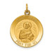 14K Yellow Gold Saint Peter Medal Pendant 19mm width - (B11-297)