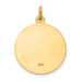 14K Yellow Gold Saint Peter Medal Pendant 19mm width - (B11-297)