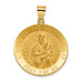 14K Yellow Gold Queen of the Holy Scapular Reversible Medal Pendant - (B11-448) 14K Yellow Gold Queen of the Holy Scapular Reversible Medal Pendant - (B11-448)