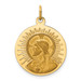 14K Yellow Gold Matka Boska Medal Charm - (B11-480) 14K Yellow Gold Matka Boska Medal Charm - (B11-480)