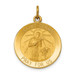 14K Yellow Gold Saint Gerard Medal Pendant 19mm width - (B11-545)