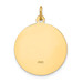 14K Yellow Gold Solid Satin Finish Small Round St. Joseph Medal - (B14-680)