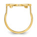 14K Yellow Gold 1/10th American Eagle Coin Diamond-cut Coin Ring - Size: 7 - (B32-691) 14K Yellow Gold 1/10th American Eagle Coin Diamond-cut Coin Ring - Size: 7 - (B32-691)