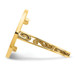 14K Yellow Gold 1/10th American Eagle Coin Diamond-cut Coin Ring - Size: 7 - (B32-691) 14K Yellow Gold 1/10th American Eagle Coin Diamond-cut Coin Ring - Size: 7 - (B32-691)